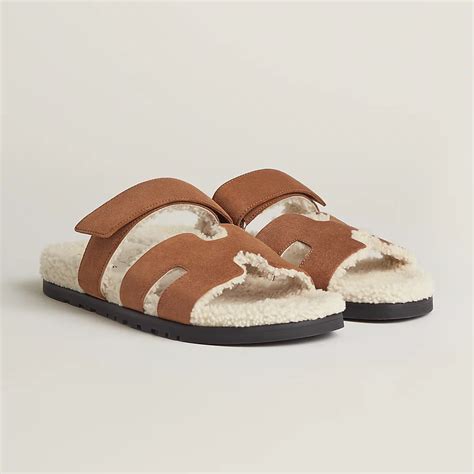 hermes chypre sandals with fur|hermes chypre sandals men.